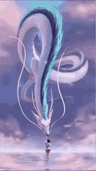 Spirited Away Haku Glowing GIF