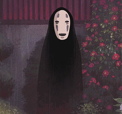 Spirited Away No Face Rain GIF