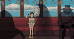 Spirited Away Sea Railway GIF