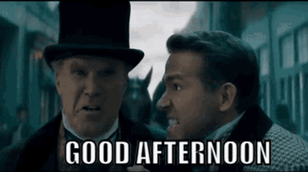 Spirited Good Afternoon GIF