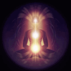 Spiritual Meditation Silhouette Energy