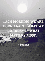 Spiritual Quote Born Again Buddha
