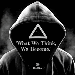 Spiritual Quote Buddha Thinking GIF