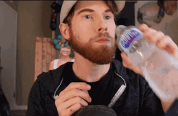 Spit Water Guy Stop Burst Holding Mouth GIF