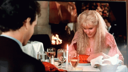 Splash Daryl Hannah Eat Lobster  GIF
