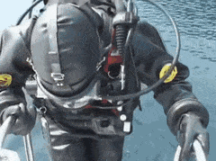 Splash Protected Hazmat Suit For Underwater
