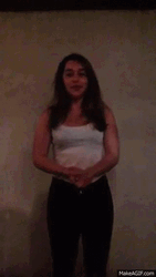 Splash Water Prank On Emilia Clarke GIF
