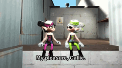 Splatoon Callie And Marie Hanging Out
