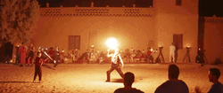 Splendid Circus Fire Eating Stunt GIF