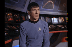 Spock Doing The Rock Eyebrow Meme GIF