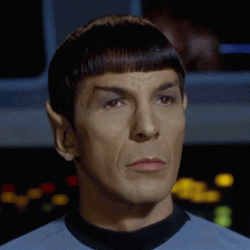 Spock Star Trek Eyebrow Raise GIF