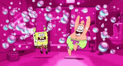 Sponge Bob And Patrick Bubbles GIF