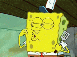 Sponge Bob Blowing Kisses GIF
