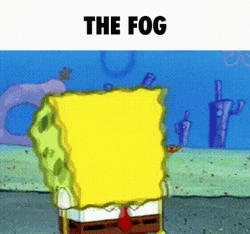 SpongeBob Afraid Of Fog GIF