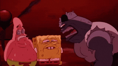 SpongeBob And Patrick Crying GIF