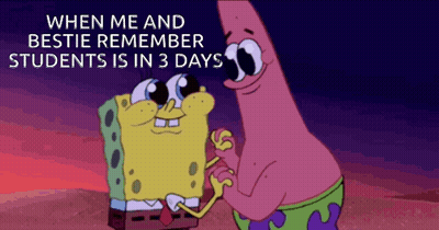 SpongeBob And Patrick Holding Hands GIF