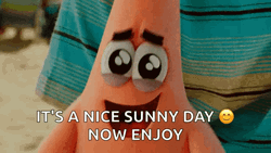 Spongebob And Patrick Nice Sunday GIF