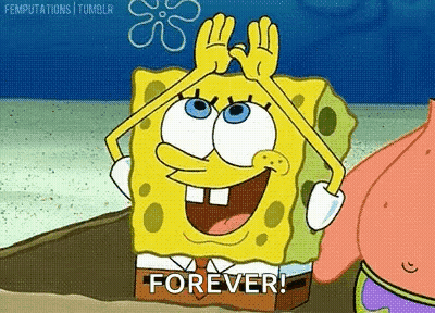 SpongeBob And Patrick On Beach GIF