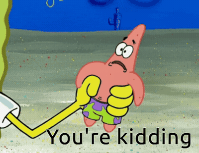 SpongeBob And Patrick Sitting On Shelf GIF