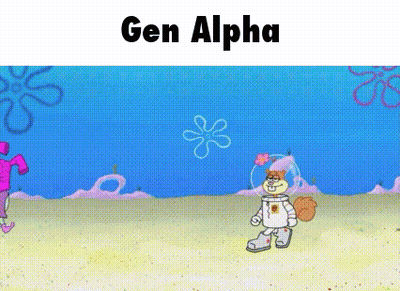 SpongeBob And Patrick Standing In Field GIF