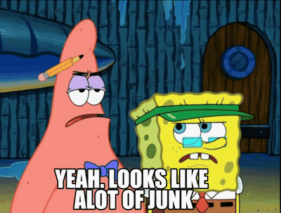 Spongebob And Patrick Standing Together GIF