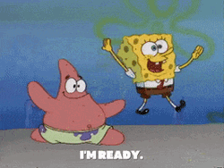 Spongebob And Patrick Star Im Ready Split GIF