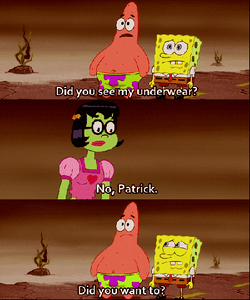 Spongebob And Patrick Stud With Penchant For Bad Joke GIF