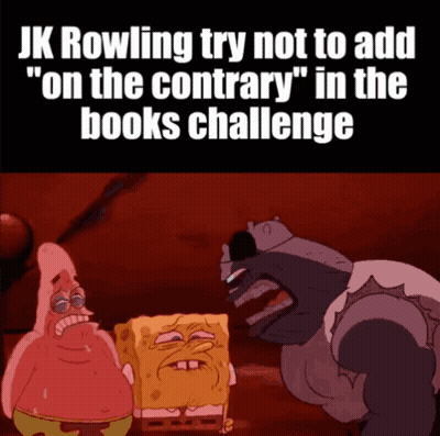 SpongeBob And Patrick Talking About JK Rowling GIF