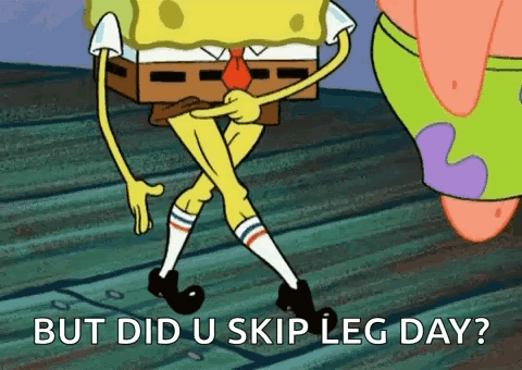 Spongebob And Patrick Walking GIF