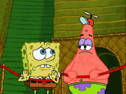 Spongebob And Patrick Well I'm Out Here GIF