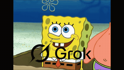 SpongeBob And Patrick With Grok GIF