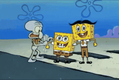 SpongeBob And Squidward GIF