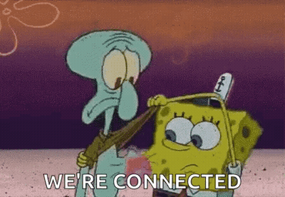 SpongeBob And Squidward On Beach GIF