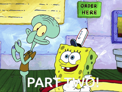 SpongeBob And Squidward Order Here Part Two GIF