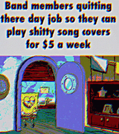 Spongebob Band Members Quitting GIF