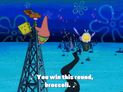 Spongebob Bikini Bottom Fireworks Meme GIF