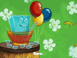 Spongebob Birthday Sure Drink GIF