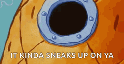 Spongebob By His Window Hiding Meme GIF