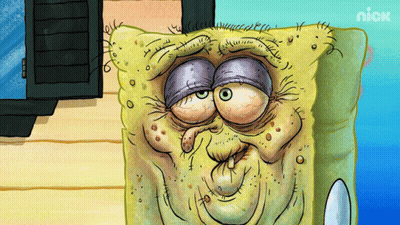 SpongeBob Cartoon With Nick Logo GIF
