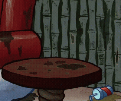 SpongeBob Character Drinking From Straw GIF