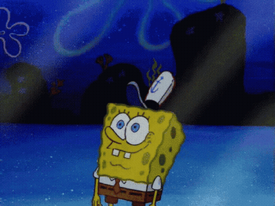 SpongeBob Chef Hat T-Shirt GIF