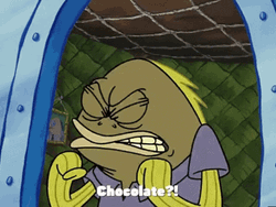 chocolate with nuts spongebob