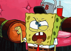 Spongebob Does Talk To The Hand Gestures GIF