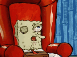 Spongebob Eye Fall Out GIF