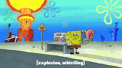 Spongebob Fire Second Bomb Chest GIF