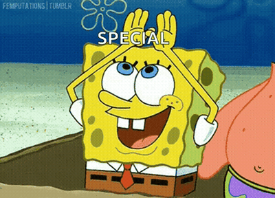 Spongebob Giving High Five Special GIF