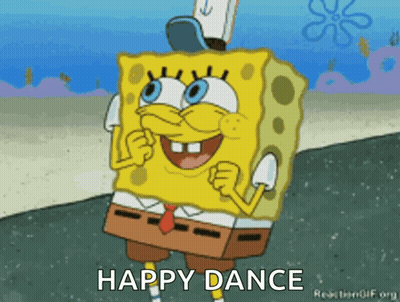 Spongebob Happy Dance GIF