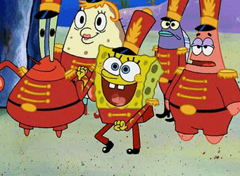 SpongeBob Happy Dance Meme GIF
