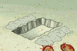 SpongeBob Hiding Nope Dont Like That GIF