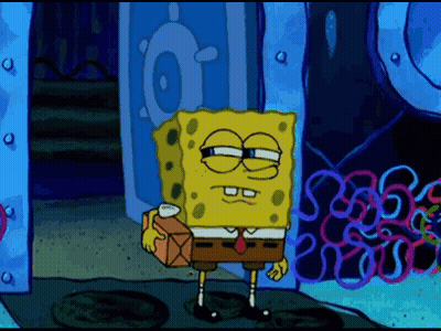SpongeBob Holding Box GIF